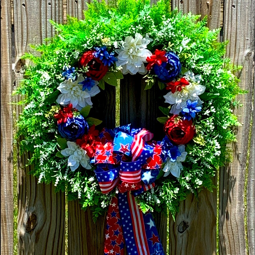 Patriotic Wreath (4th of July, Memorial Day)